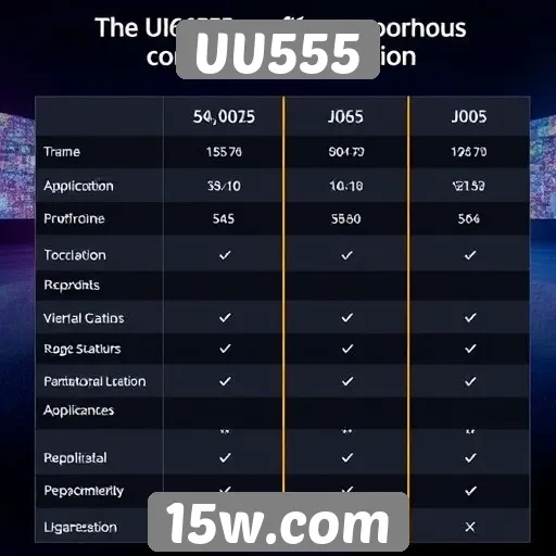 Comparativo entre UU555 e outras plataformas de jogos